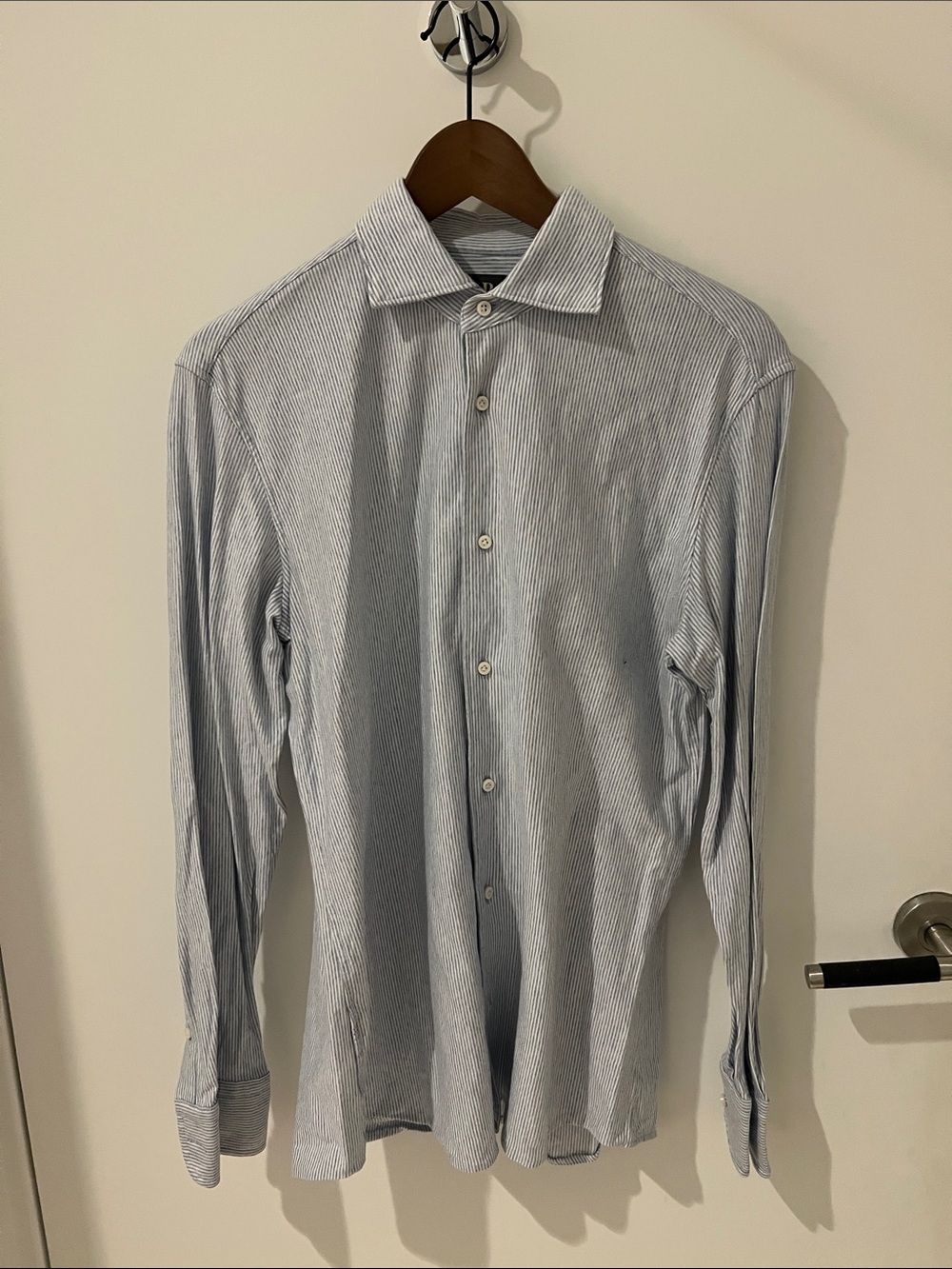 Boggi Men's stretch regular  fit cotton Button-Down dress Shirt